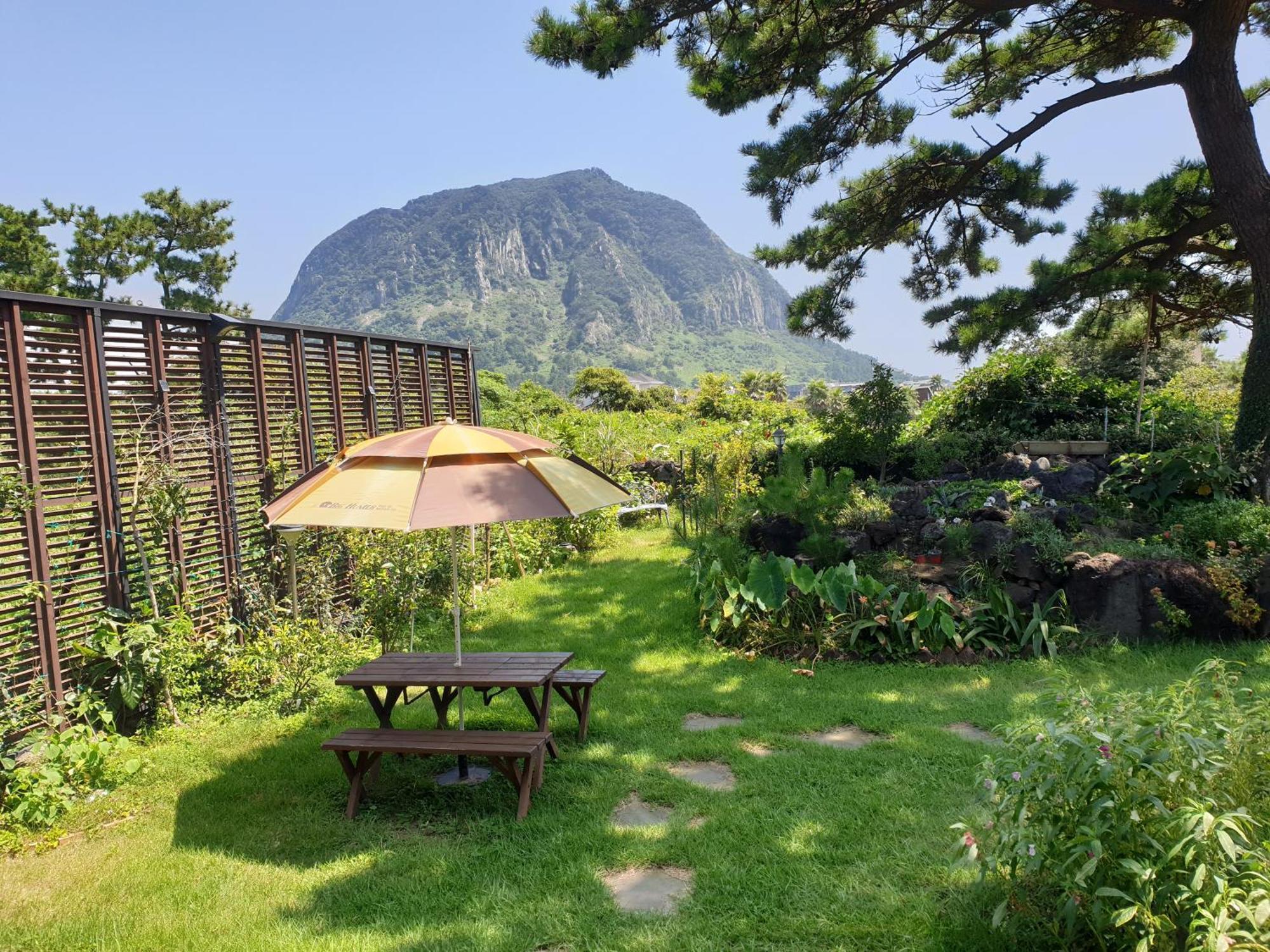 Wind Jeju Cafe&Pension Seogwipo Bagian luar foto